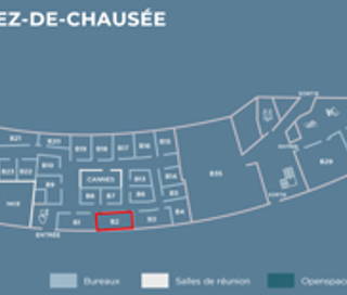 Bureau privé 20 m² 4 postes Location bureau Route des Crêtes Valbonne 06560 - photo 1
